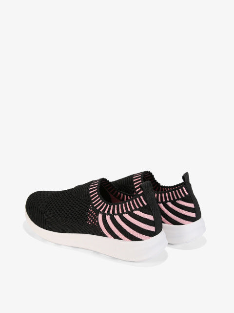 Sports shoes #Z48 black-pink