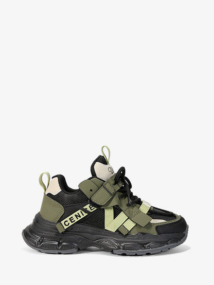 Sports shoes #G575 black-khaki