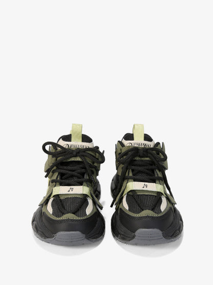 Sports shoes #G575 black-khaki