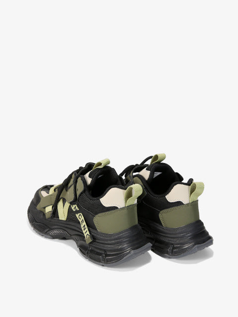Sports shoes #G575 black-khaki