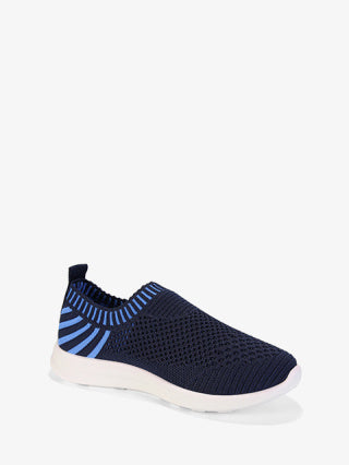 Sports shoes #Z48 black-blue