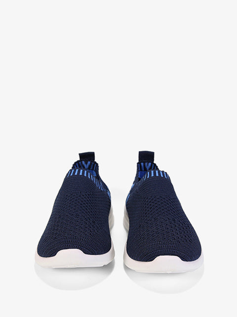 Sports shoes #Z48 black-blue