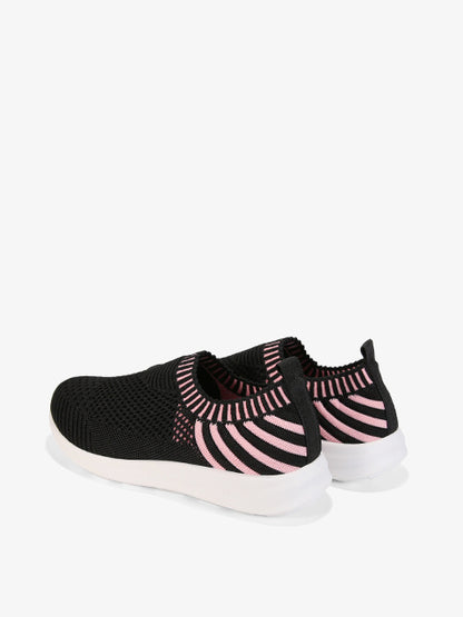 Sports shoes #Z48 black-pink