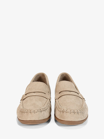 Slip-on shoes #N641 beige