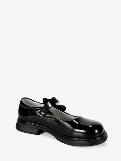 Fastening half-shoes #B1606P black