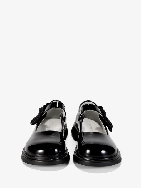 Fastening half-shoes #B1606P black