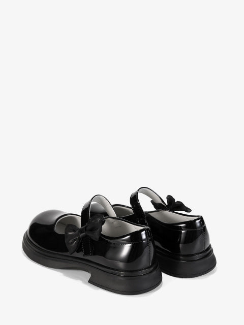 Fastening half-shoes #B1606P black