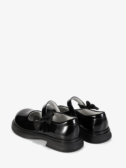 Fastening half-shoes #B1606P black