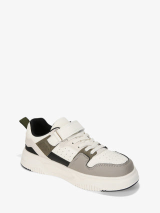 Sneakersy niskie #T868 khaki