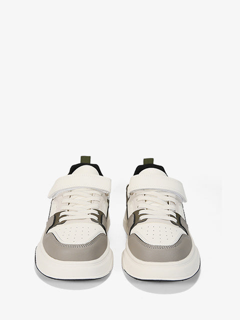 Sneakersy niskie #T868 khaki