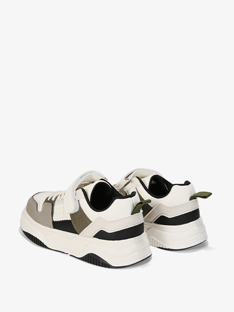 Sneakersy niskie #T868 khaki