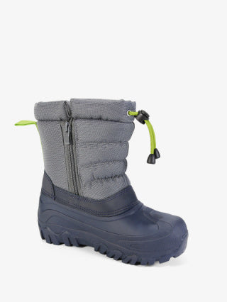 Snow boots for girls #HD480 black-pink