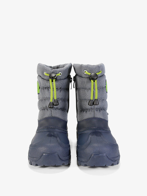 Snow boots for girls #HD480 black-pink