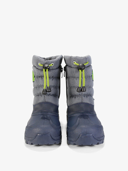 Snow boots for girls #HD480 black-pink
