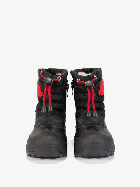 Snow boots for girls/dziewczynki #HD480 black-pink
