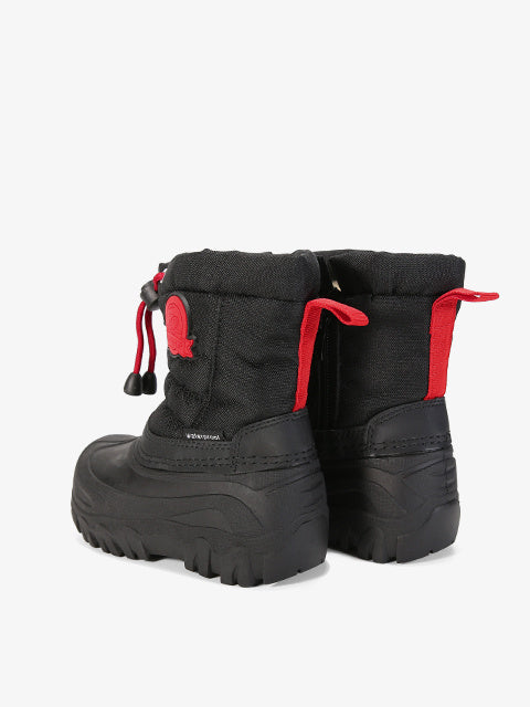 Snow boots for girls/dziewczynki #HD480 black-pink
